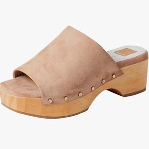Dolce Vita Dorado suede mule in taupe Size 8.5